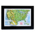 TestPlayNA 3D raised relief map of the USA showing mountain ranges, plains, and rivers
