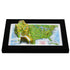 TestPlayNA 3D raised relief map of the USA showing mountain ranges, plains, and rivers