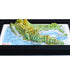 TestPlayNA 3D map of Mexico showing mountain ranges, valleys, and coastlines.
