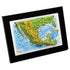 TestPlayNA 3D map of Mexico showing mountain ranges, valleys, and coastlines.