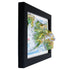 TestPlayNA 3D raised relief map of Alaska showing Mount Denali and mountain ranges