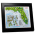TestPlayNA 3D raised relief map of Florida and Miami showing coastline, Everglades, and cities