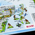 TestPlayNA 3D raised relief map of Florida and Miami showing coastline, Everglades, and cities