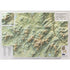 Adirondack High Peaks Three Dimensional 3D Raised Relief Map