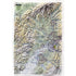 Anchorage & Alaska Range Aerochart Three Dimensional 3D Raised Relief Map