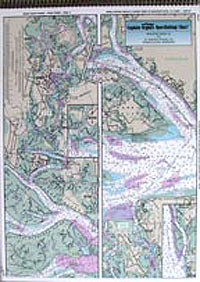 Captain Segull’s Fishing Chart ICW Booklet: Beaufort, SC to St. Simon Sound, GA    