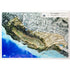 California State Three Dimensional 3D Raised Relief Map