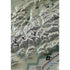 Denali National Park Three Dimensional 3D Raised Relief Map