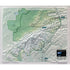 Denali National Park Three Dimensional 3D Raised Relief Map