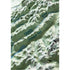 Lake Clark National Park Three Dimensional 3D Raised Relief Map