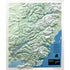 Lake Clark National Park Three Dimensional 3D Raised Relief Map