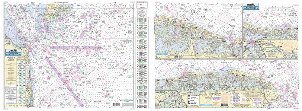 Captain Segull’s Fishing Chart Nearshore/Inshore: South Coast of New Jersey    