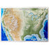 United States - Geophysical Three Dimensional 3D Raised Relief Map