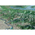 Washington State Three Dimensional 3D Raised Relief Map