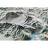 Wrangell-St Elias National Park Three Dimensional 3D Raised Relief Map