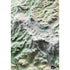 Wrangell-St Elias National Park Three Dimensional 3D Raised Relief Map