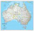 Australia a part of National Geographic Political 7 Continent Maps Classroom Pull Down 7 Map Bundle