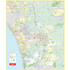 San Diego Metro Street Detailed North, Ca Wall Map - Large Laminated