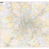 Pittsburgh, Pa Wall Map - Large Laminated