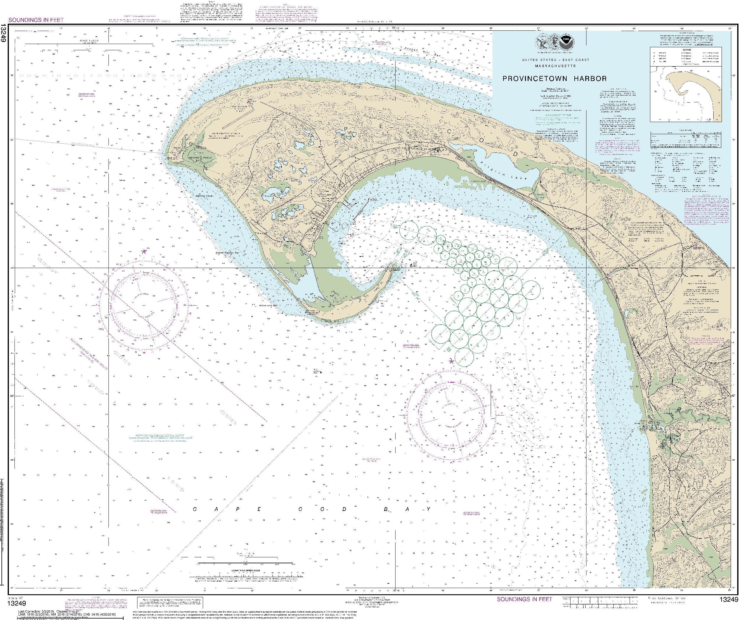 NOAA Nautical Chart 13249: Provincetown Harbor