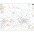 Spartanburg, Sc Wall Map - Large Laminated