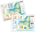 Kappa Map Group  new york state intermediate thematic deskpad map multi pack