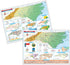 Kappa Map Group  north carolina state intermediate thematic deskpad map multi pack