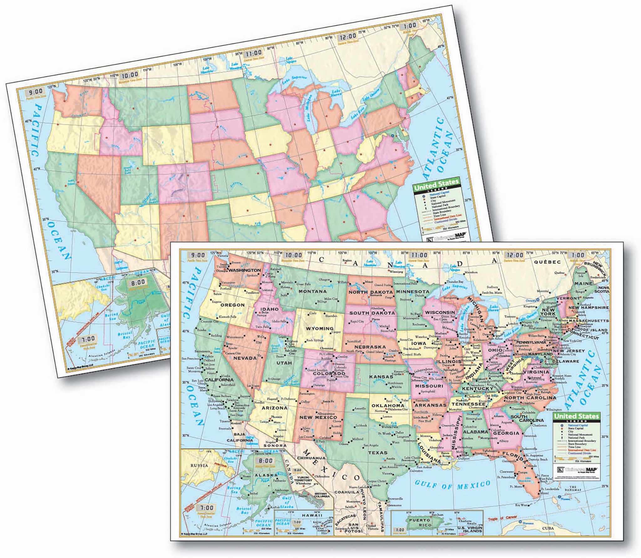 United States Map Study Sheet Blank Map Of The United States