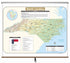 Kappa Map Group  North Carolina Large Scale Shaded Relief Wall Map