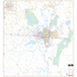 Monroe, La Wall Map - Large Laminated