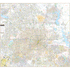 Houston Largemetro, Tx Wall Map - Large Laminated