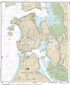 NOAA Nautical Chart 18427: Anacortes to Skagit Bay