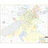 Augusta, Ga Wall Map - Large Laminated