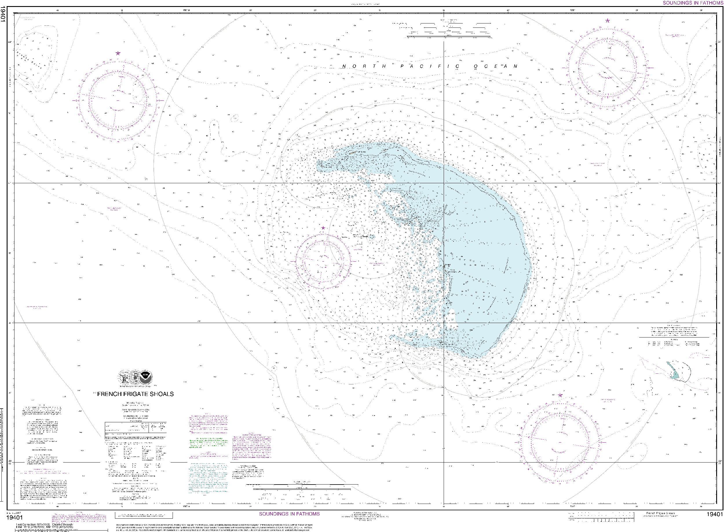 NOAA Nautical Chart 19401: French Frigate Shoals
