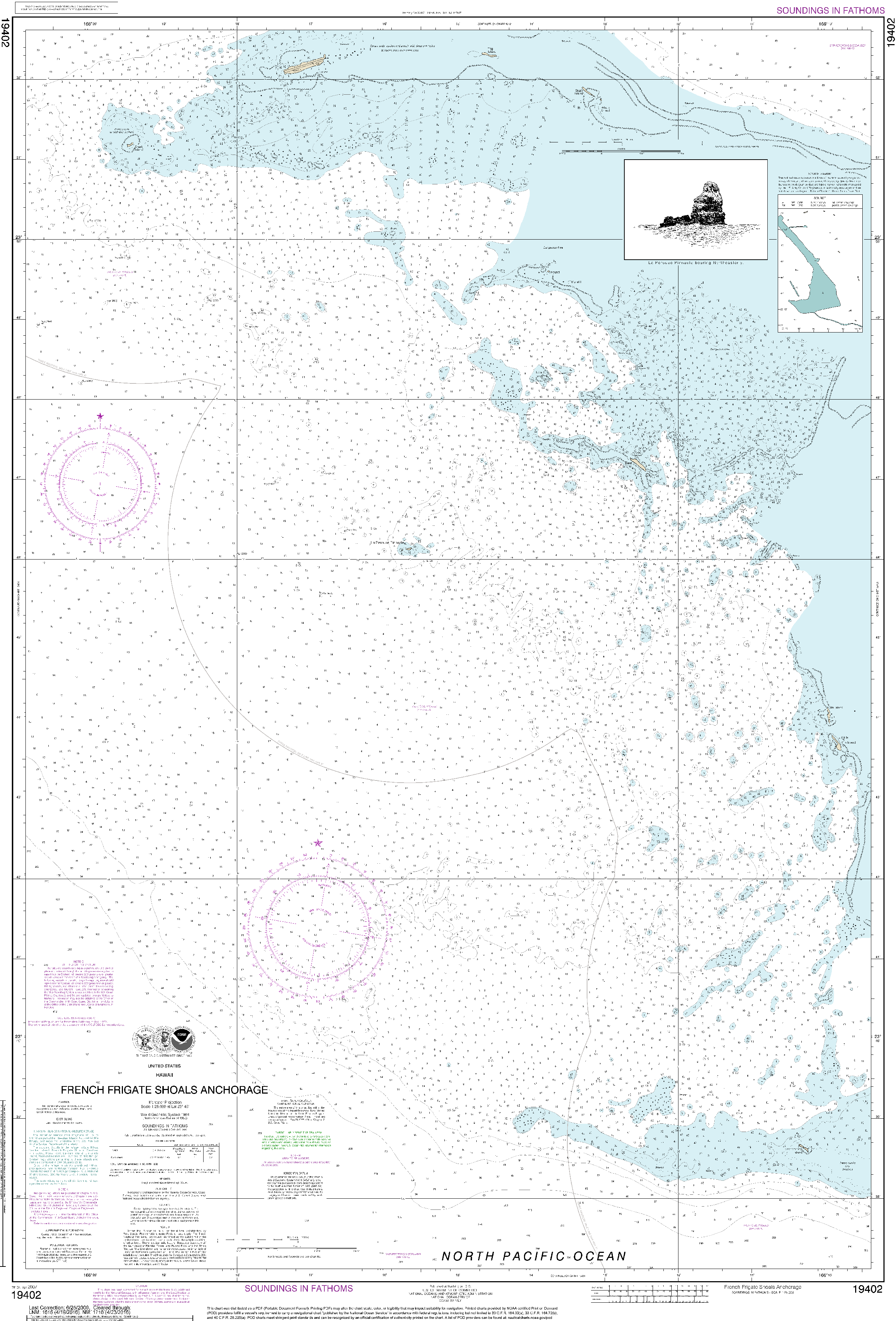 NOAA Nautical Chart 19402: French Frigate Shoals Anchorage