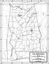 Kappa Map Group  alabama outline map 50 pack paper or laminated
