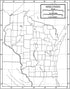 Kappa Map Group  wisconsin outline map 50 pack paper or laminated