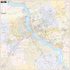 Harrisburg, Pa Wall Map - Large Laminated