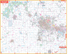 Ann Arbor Washtenaw Co, Mi Wall Map - Large Laminated