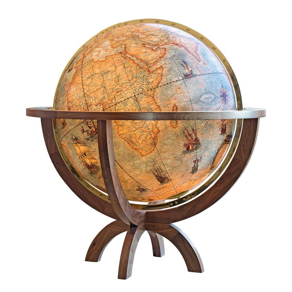 Imperial Illuminated 40 Inch Floor World Globe By Columbus Globes