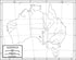 Kappa Map Group  australia outline map 50 pack paper or laminated