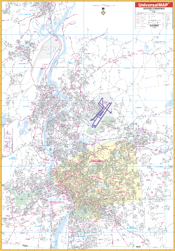 Map Of Springfield Mass Area