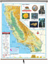 Kappa Map Group  California State Primary Thematic Classroom Wall Map