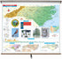 Kappa Map Group  North Carolina State Primary Thematic Classroom Wall Map