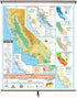 Kappa Map Group  California State Intermediate Thematic Classroom Wall Map