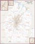Cleveland Bradley Co, Tn Wall Map - Large Laminated