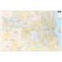 Milwaukee And Waukesha Cos, Wi Wall Map - Large Laminated