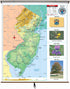 Kappa Map Group  New Jersey State Primary Thematic Classroom Wall Map