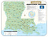 Kappa Map Group Louisiana Shaded Relief Map