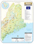 Kappa Map Group  Maine Shaded Relief Map 1